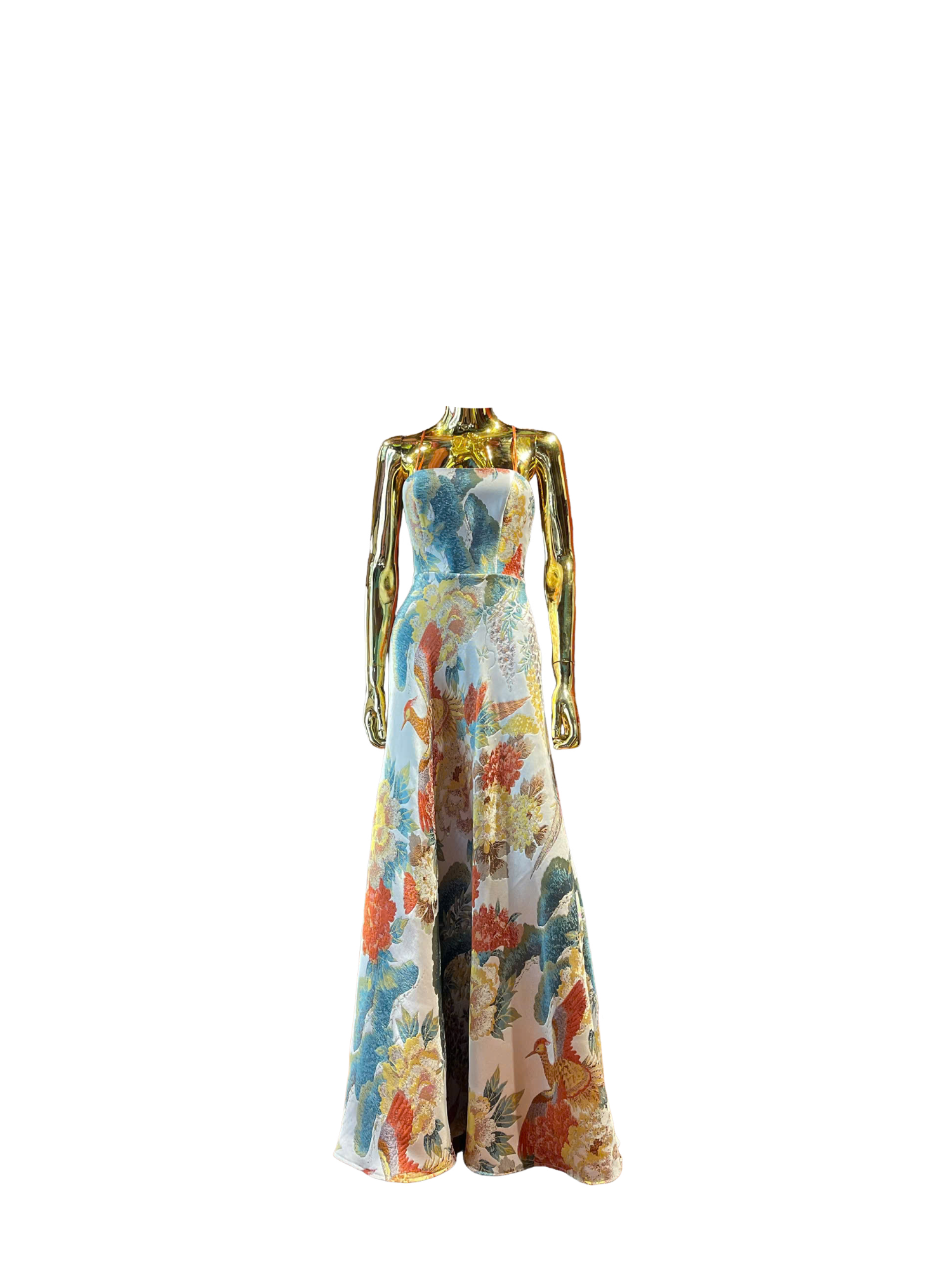 two-piece silk dress luxury