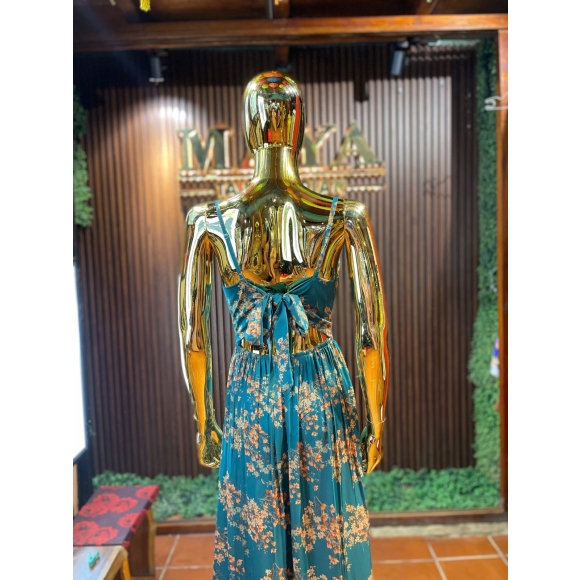 Floral Empire Waist Evening Gown